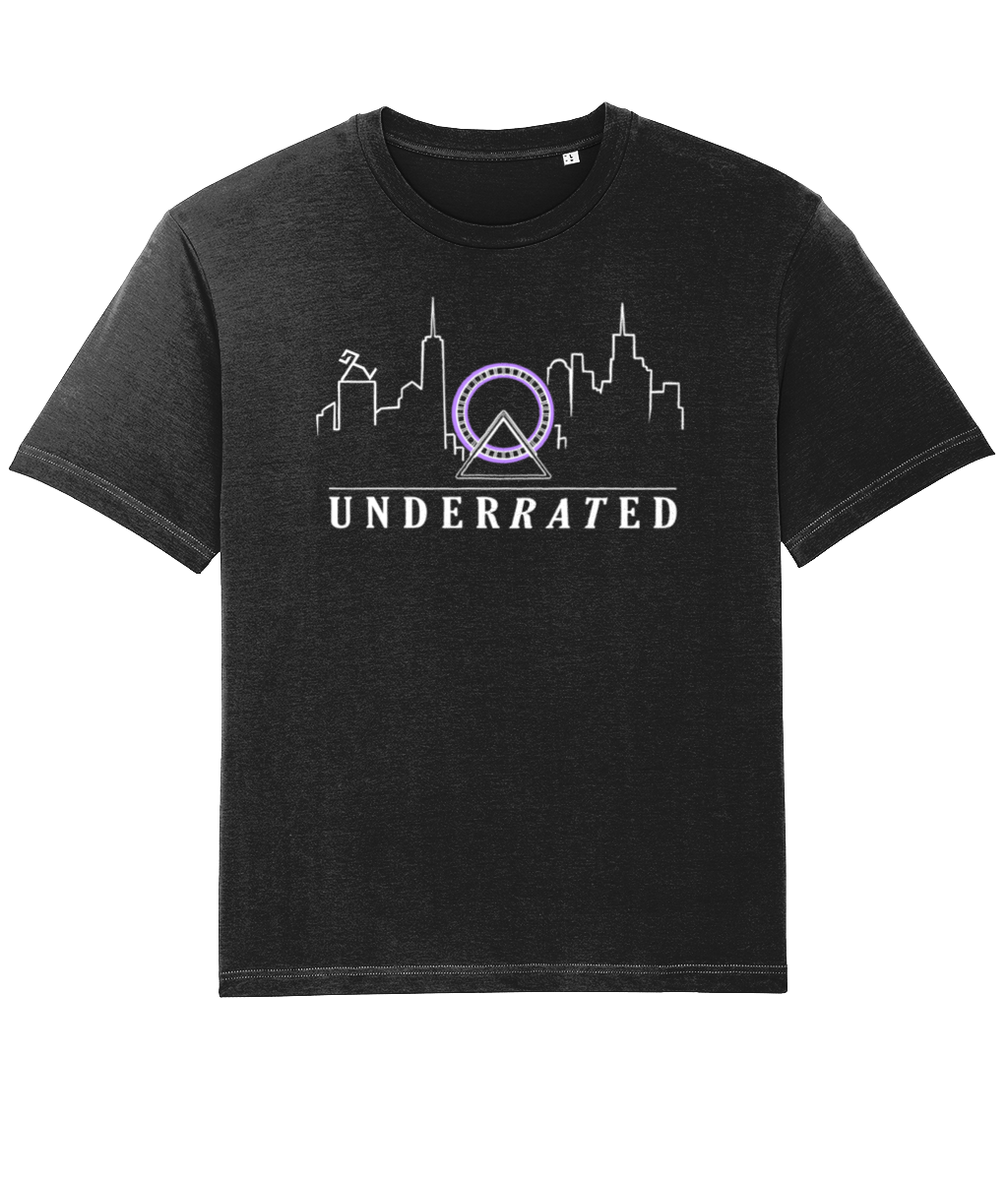 < Underrated >🐀 - Black Tee